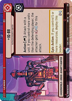 IG-88 - Ruthless Bounty Hunter Card Front