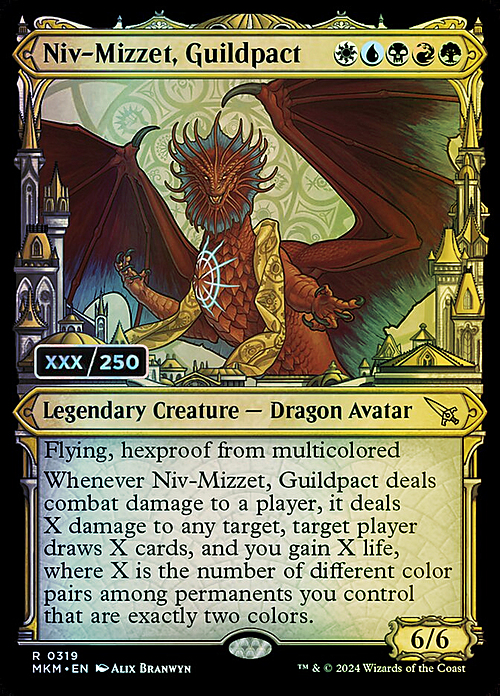 Niv-Mizzet, Guildpact Card Front