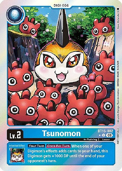 Tsunomon Card Front