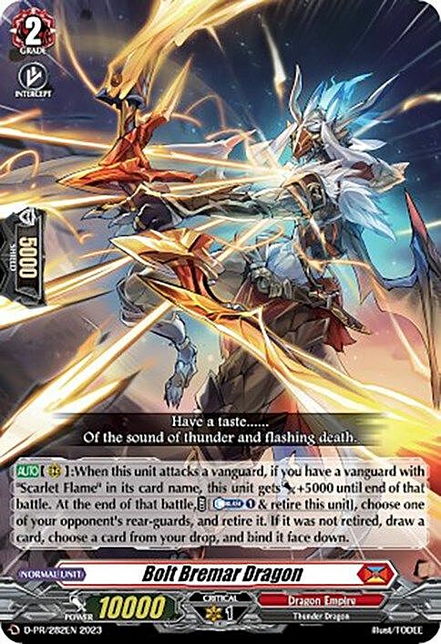 Bolt Bremar Dragon Card Front