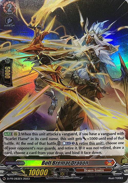 Bolt Bremar Dragon Card Front