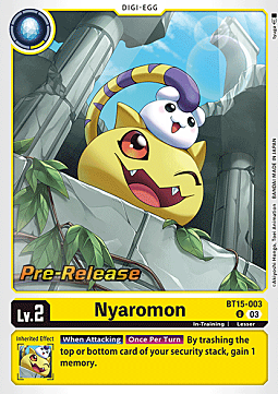 Nyaromon Card Front