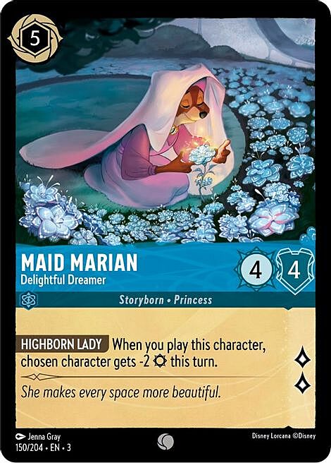 Maid Marian - Delightful Dreamer Card Front