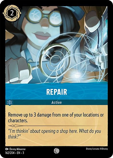 Repair Card Front