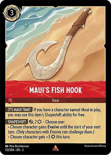 Maui's Fish Hook Card Front