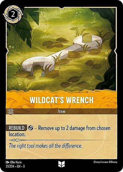 Wildcat's Wrench Card Front