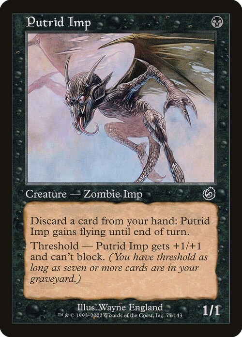 Putrid Imp Card Front