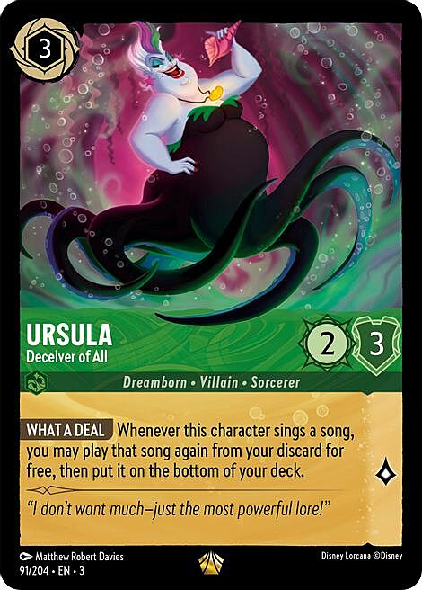 Ursula - Deceiver of All Card Front