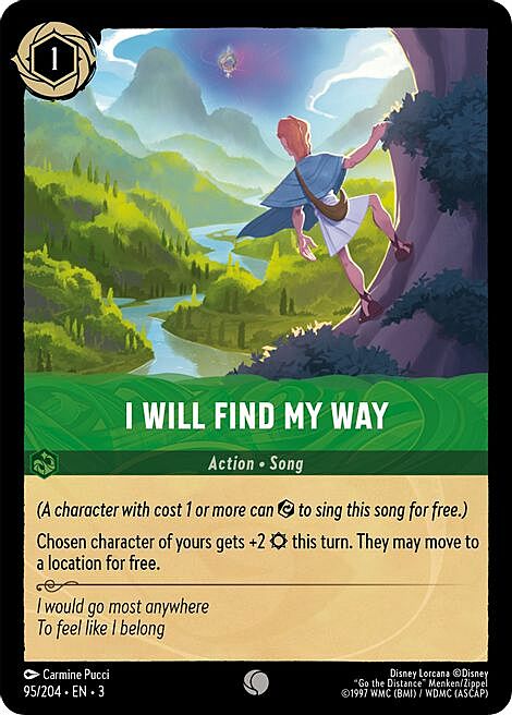 I Will Find My Way Card Front