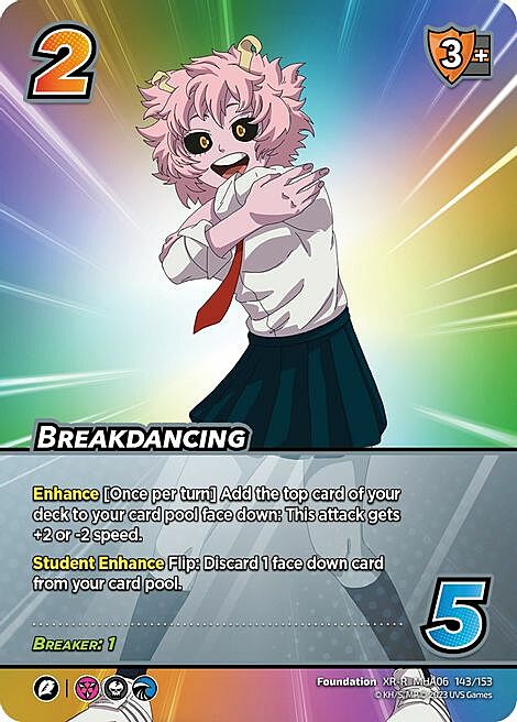 Breakdancing Card Front