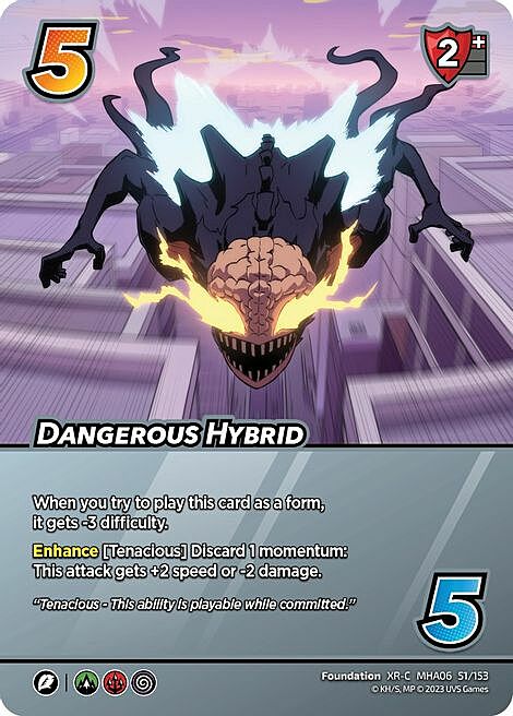 Dangerous Hybrid Card Front