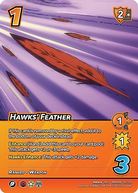 Hawks' Feather Card Front