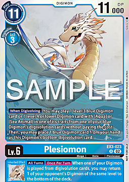 Plesiomon Card Front