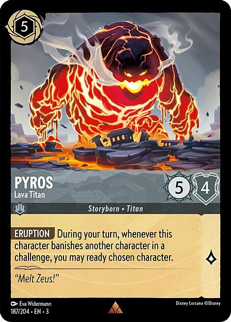 Pyros - Lava Titan Card Front