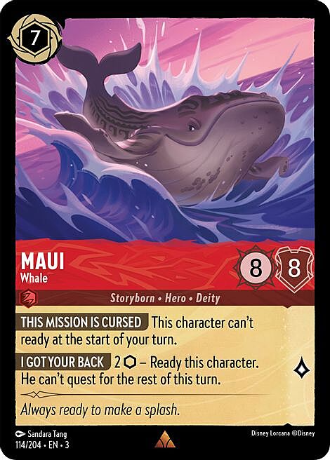 Maui - Whale Card Front