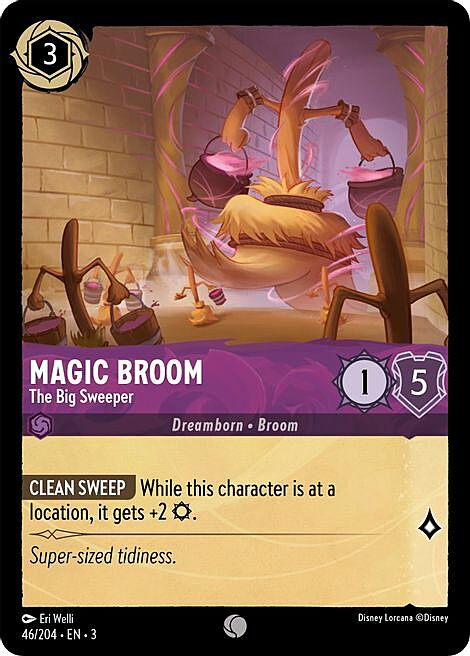 Magic Broom - The Big Sweeper Card Front