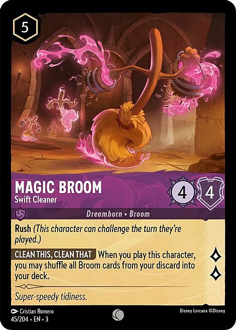 Magic Broom - Swift Cleaner Card Front