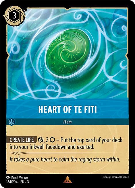 Heart of Te Fiti Card Front