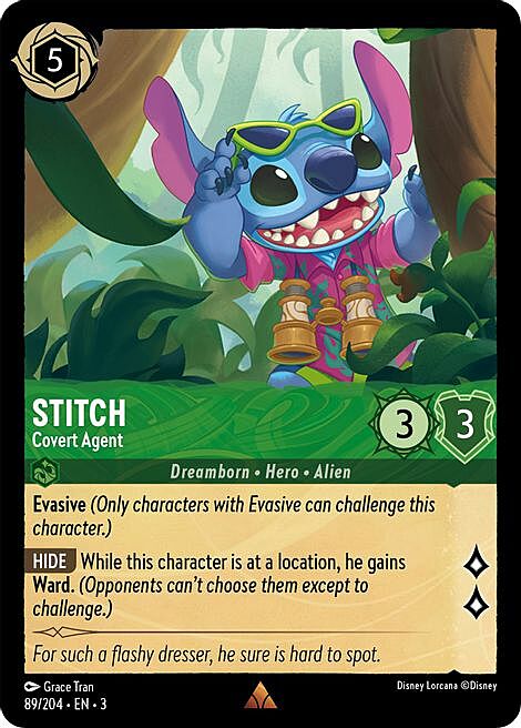 Stitch - Covert Agent Card Front