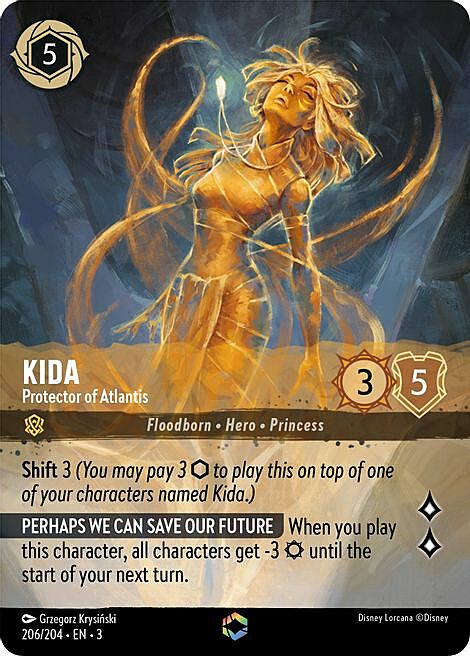 Kida - Protector of Atlantis Card Front