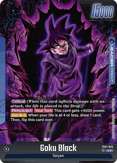 Goku Black // Goku Black Card Front