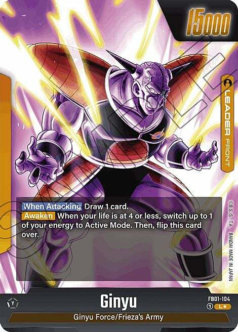 Ginyu Card Front