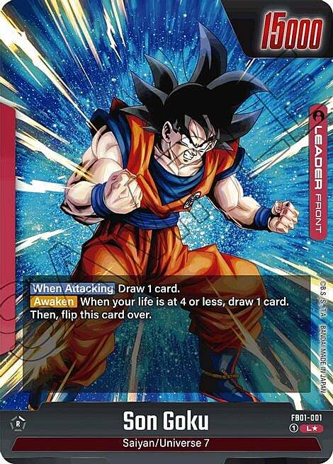 Son Goku Card Front