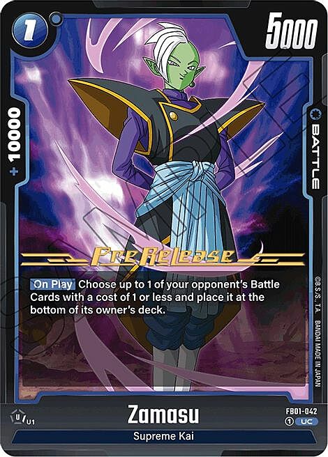 Zamasu Card Front