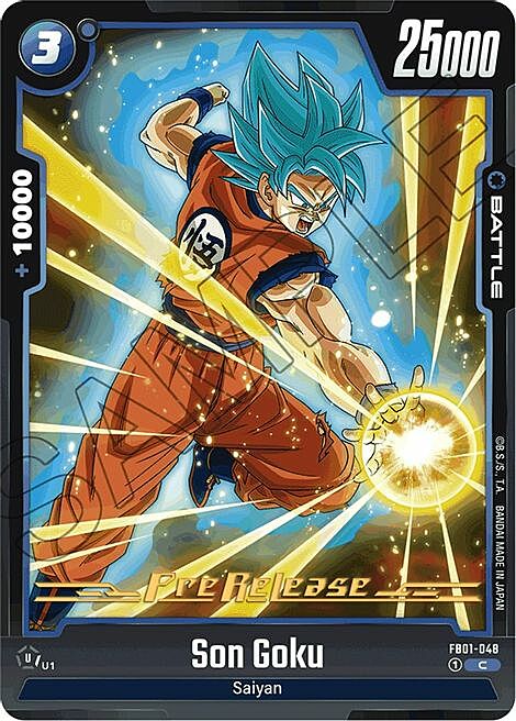 Son Goku Card Front