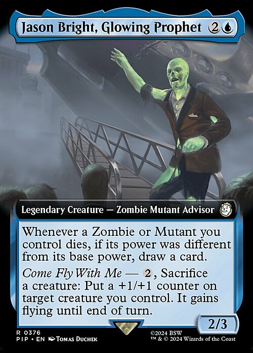 Jason Bright, Glowing Prophet Card Front