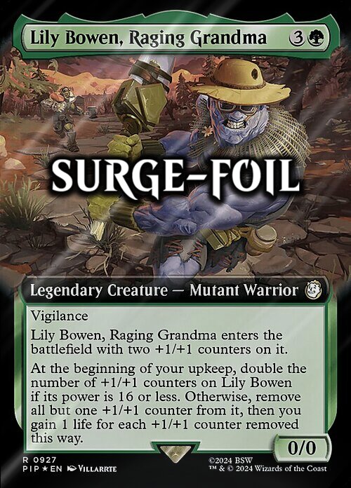 Lily Bowen, Raging Grandma Card Front