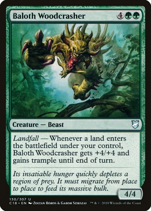 Baloth Woodcrasher Card Front