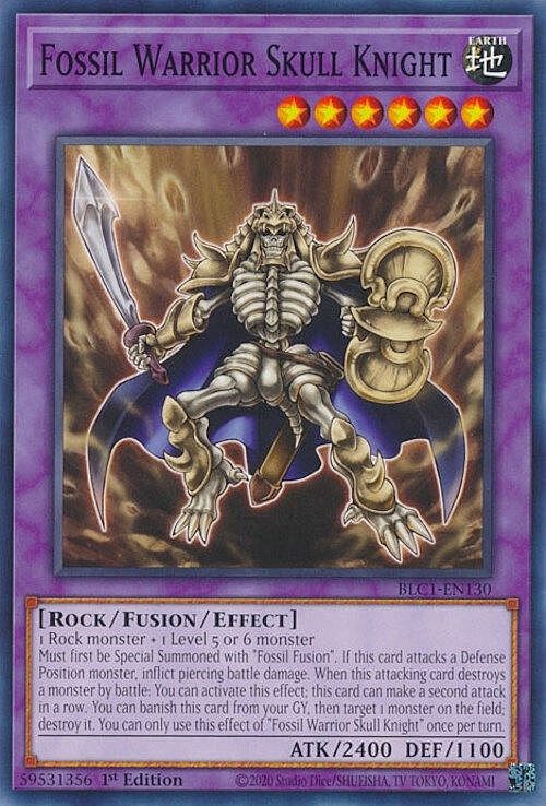 Fossil Warrior Skull Knight Card Front