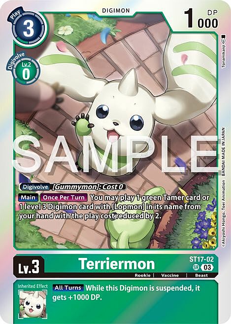 Terriermon Card Front