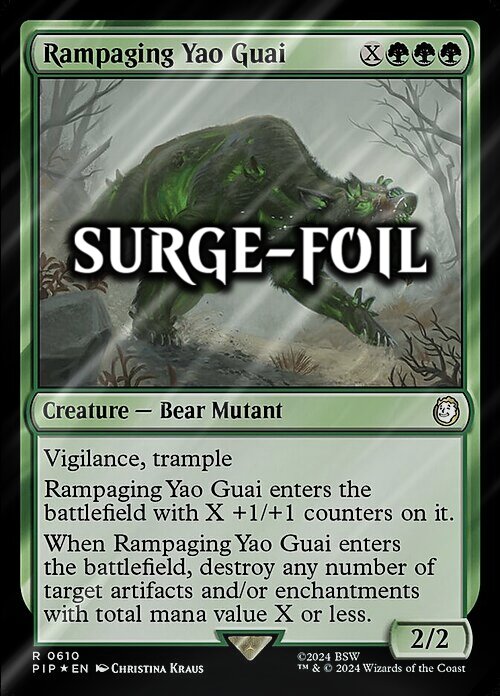 Rampaging Yao Guai Card Front