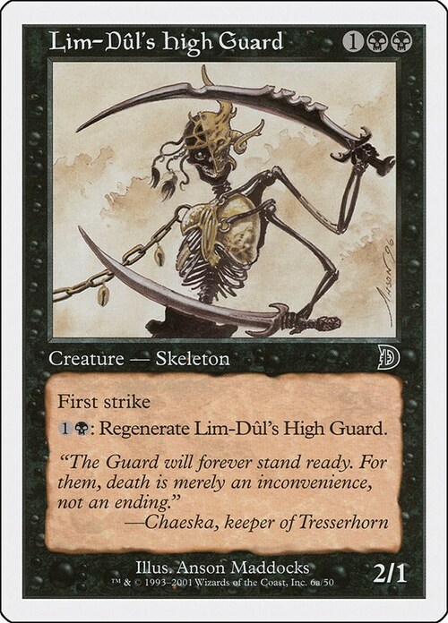 Lim-Dûl's High Guard Card Front