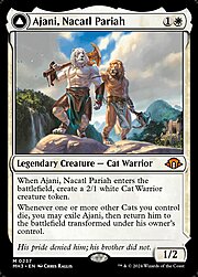 Ajani, Reietto Nacatl // Ajani, Vendicatore Nacatl