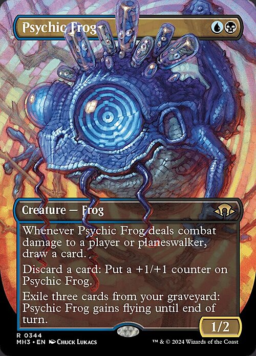 Psychic Frog Card Front