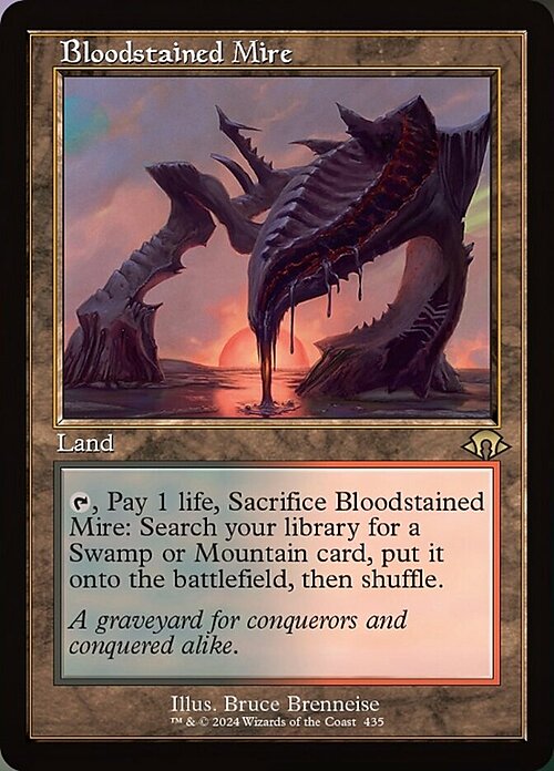 Bloodstained Mire Card Front