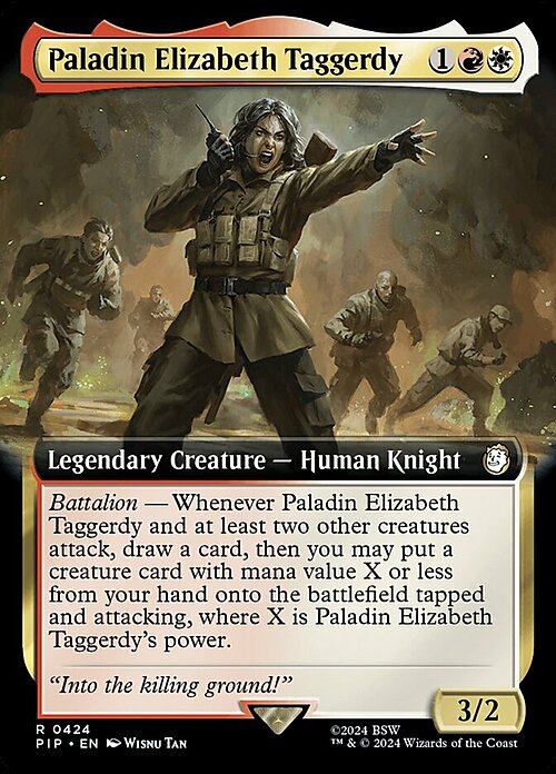 Paladin Elizabeth Taggerdy Card Front