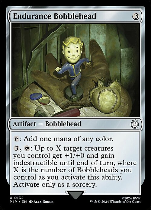 Endurance Bobblehead Card Front