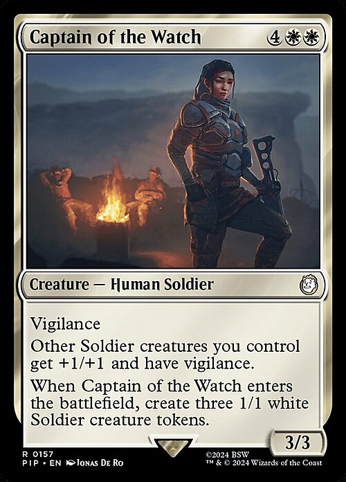 Captain of the Watch Card Front