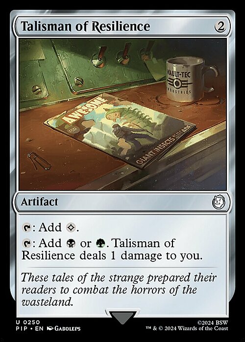 Talisman of Resilience Card Front