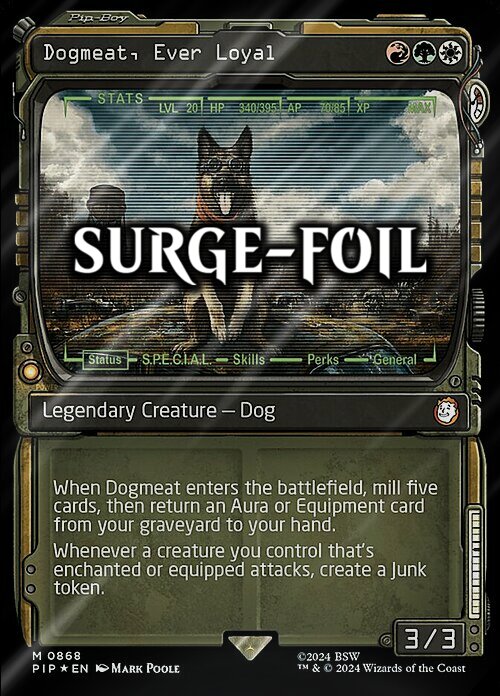 Dogmeat, Ever Loyal Card Front