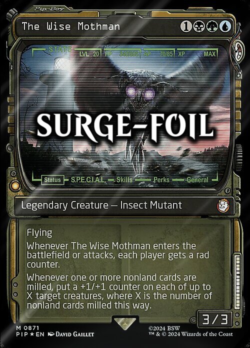 The Wise Mothman Card Front