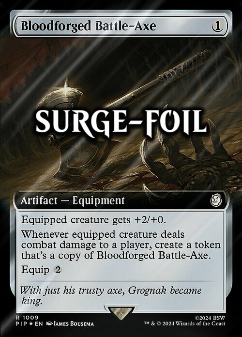 Bloodforged Battle-Axe Card Front