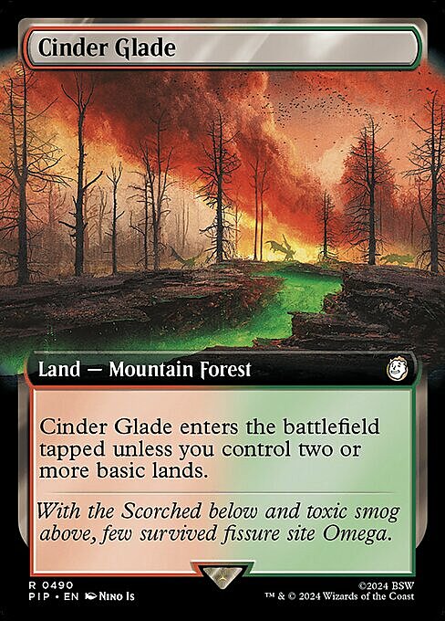 Cinder Glade Card Front