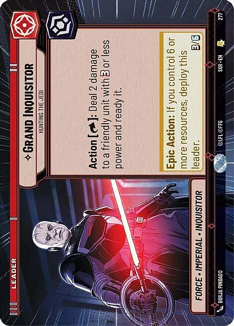 Grand Inquisitor - Hunting the Jedi Card Front