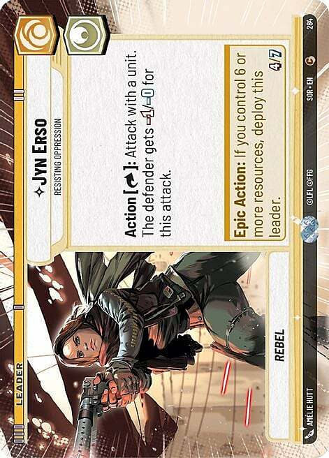 Jyn Erso - Resisting Oppression Card Front