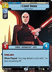 Count Dooku - Darth Tyranus